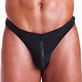 Hustler Thong with Zipper(NU10ML)